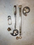 1983 Honda Oem Front Rear Axle Shaft Swing Arm Adjust 1982. Fixed Price $28.00.