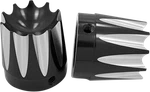 Avon Front Axle Nut Cover Black Excalibur 7/8"/1" Harley Axl-ex-ano-tour. Fixed Price $81.99.