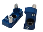 Driven Captive Axle Blocks Blue For Yamaha XSR700/MT-07/FZ-07/YZF-R7. Fixed Price $129.59.