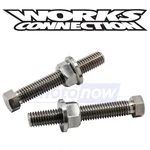 Works Connection 70-630 Titanium Adjuster Bolts For Drive Axles Yr. Fixed Price $49.59.