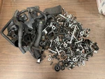 2022 MT07 Yamaha Box Of Miscellaneous Hardware Bolts Hoses. Fixed Price $45.99.