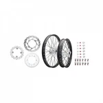 Tusk Impact Complete Front/rear Wheel Package 1.60 X 21 2.15 18 Black. Fixed Price $774.82.