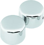Bikers Choice Chrome Axle Cap Set Fits Harley Davidson Big Twin 2008-2009. Fixed Price $84.99.