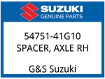Suzuki Oem Part 54751-41G10 Spacer,fr Axle,r. Fixed Price $21.37.