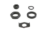 Parkerized Rear Axle Nut And Lock Kit For Harley-davidson. Fixed Price $42.99.