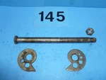 Yamaha 1993 WR250 Rear Wheel Axle W/adjusters #3XP-25381-00-00. Fixed Price $13.99.