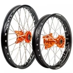 Tusk Impact Complete Front And Rear Wheel 1.40 X 17 1.60 14 Black Rim/silver. Fixed Price $510.98.
