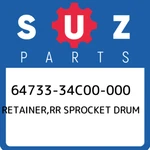 64733-34C00-000 Suzuki Retainer,rr Sprocket Drum 6473334C00000, New Genuine Oem. Fixed Price $30.11.