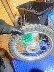 1976 Honda Xr 75 Front Wheel/rim. Fixed Price $139.99.
