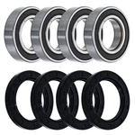 Niche Wheel Bearing Seal Kit For Suzuki LTF400F A400FZ 4WD King Quad. Fixed Price $25.95.