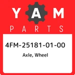 4FM-25181-01-00 Yamaha Axle, Wheel 4FM251810100, New Genuine Oem Part. Fixed Price $143.12.