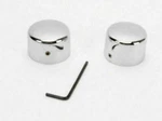 1957-1981 Harley-davidson Fl Fx Chrome Rear Axle Caps Drag Specialties. Fixed Price $32.44.