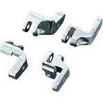 Kuryakyn Driver Floorboard Relocation Brackets Chrome #7528 Harley Davidson. Fixed Price $119.99.
