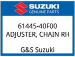 Suzuki Oem Part 61445-40F00 Adjuster,chain Lh. Fixed Price $51.30.