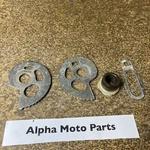 94 Honda XR200R Rear Chain Axle Adjusters. Fixed Price $18.00.