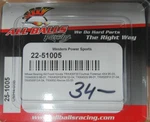 Balls Front Wheel Bearing & Seal Kit Honda #25-1005, #22-51005 Item #2832. Fixed Price $30.00.