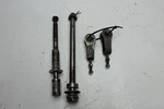 1983 Suzuki GS750ES (#390) Front Rear Axle W/ Adjusters. Fixed Price $17.95.