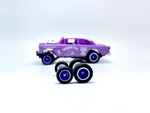 R603 Custom Paint Purple 1/64 Hotwheels Real Rider # Drag Steelie Gasser. Fixed Price $6.50.