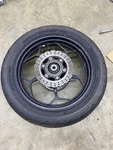 2013-2014 Kawasaki Ninja EX300 Rear Wheel 17X4 Rim Black 41073-0590-R2. Fixed Price $189.99.