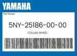 Yamaha Genuine Collar, Wheel 5NY-25186-00-00. Fixed Price $30.84.