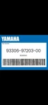 Yamaha 93306-97203-00 Genuine Oem Bearing. Fixed Price $19.98.