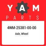 4WM-25381-00-00 Yamaha Axle, Wheel 4WM253810000, New Genuine Oem Part. Fixed Price $102.56.