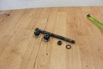 2009 Yamaha XT250 Front Axle W/collars And Nut. Fixed Price $35.00.