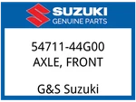 Suzuki Oem Part 54711-44G00 Axle, Front. Fixed Price $146.50.