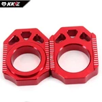 Red Axle Chain Adjuster Blocks Set For Honda CR125 CR250 CRF250R/X CRF450R 450X. Fixed Price $19.99.